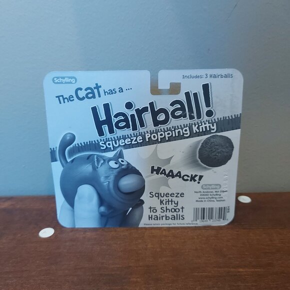 Schylling Hairball Kitty Toy, Orange Tabby - Picture 2 of 2